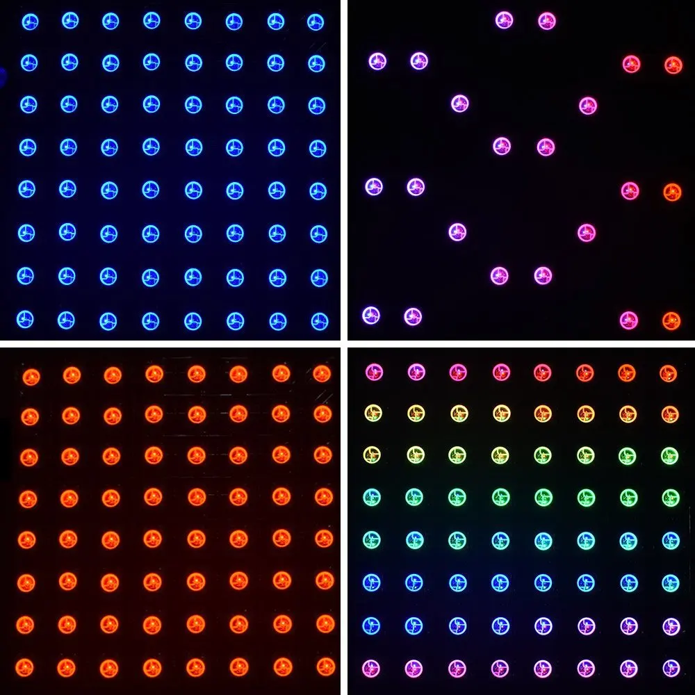 Miroad 8x8 RGB LED гибкий WS2812B 5050 матрица Мечта Цвет Индивидуально Адресуемых