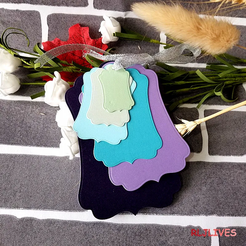 Романтические металлические режущие штампы 6 шт. трафареты для DIY штамп