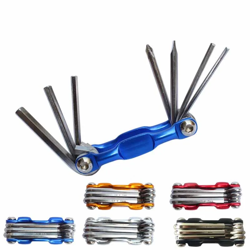 Ultralight Bicycle Tools Sets Mountain Bike Multi Repair Tool Kit Hex Spoke Wrench Cycle MTB Screwdriver | Спорт и развлечения