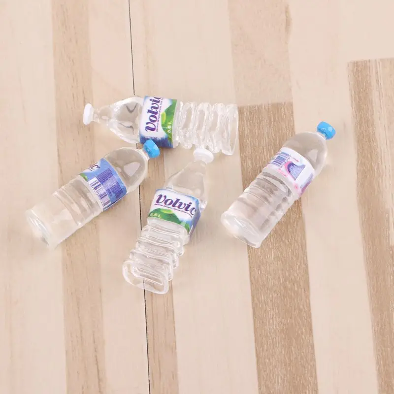 4 шт. 1:12 игрушка Бутылки для воды набор кукол в миниатюре аксессуар питья|Куклы| |
