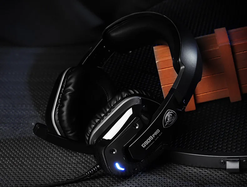 Somic G909Pro PS4 игровая гарнитура шлем USB 7,1 виртуальная игра наушники с микрофоном Вибрация Шумоподавление для компьютера PC Gamer