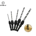 Набор быстрорежущих Сверл С шестигранным хвостовиком, метрическое сверло с 2 мм до 6 мм с закручиваемой стальной пластиной, сверло с резьбой, сверло с 6542 ядром, DT6, 5 шт.