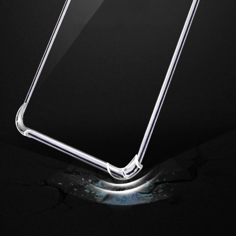 Противоударный мягкий прозрачный чехол из ТПУ и силикона для Huawei Enjoy 6s/Honor 6C/Nova