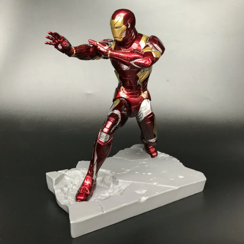 Marvel Artfx Kotobukiya Капитан Америка Гражданская война Железный человек Mark 46 свободная