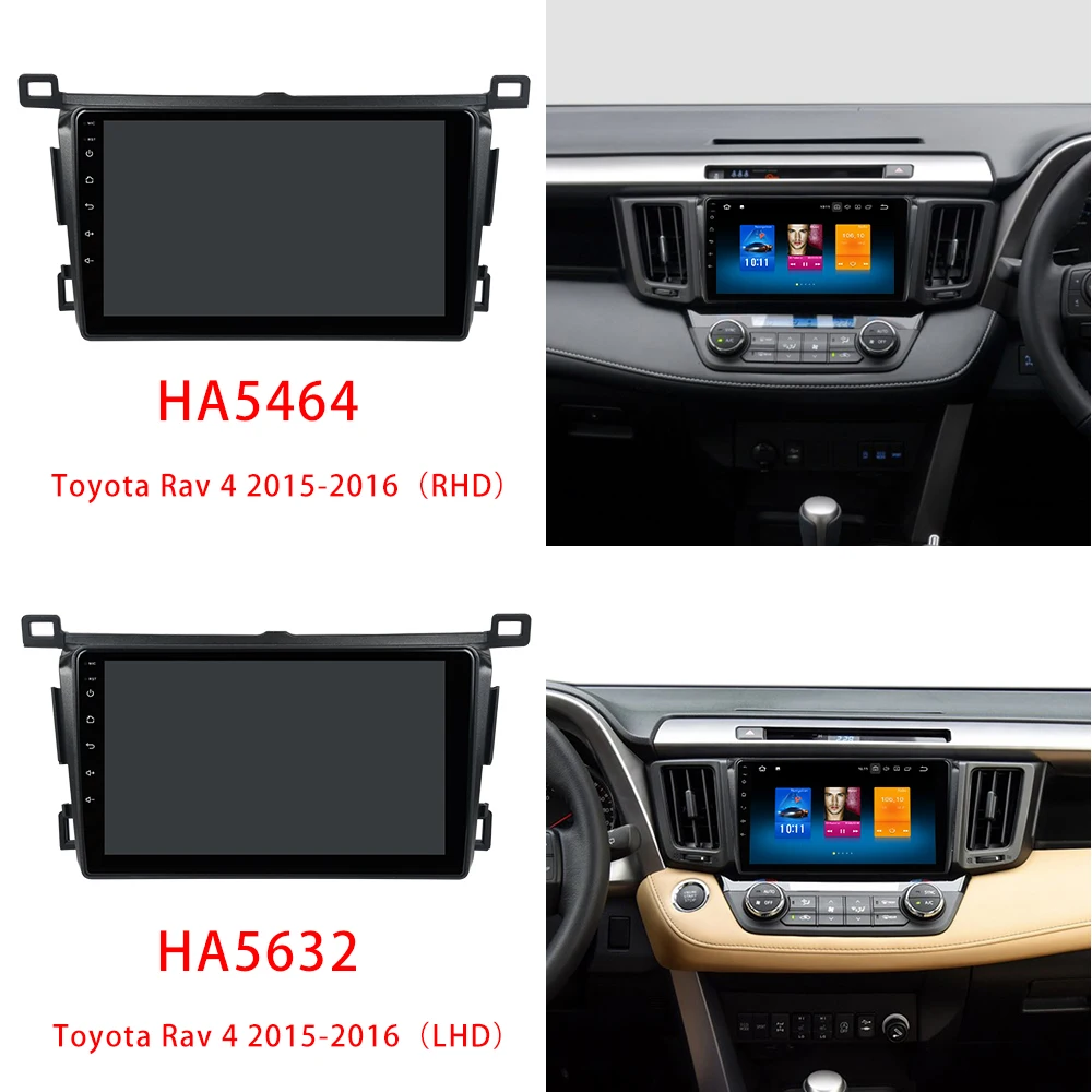 Dasaita 9 &quotIPS 2.5D Android 10 0 RHD Авторадио для Toyota RAV4 мультимедиа 2014 2015 2016 2017 2018 Встроенный