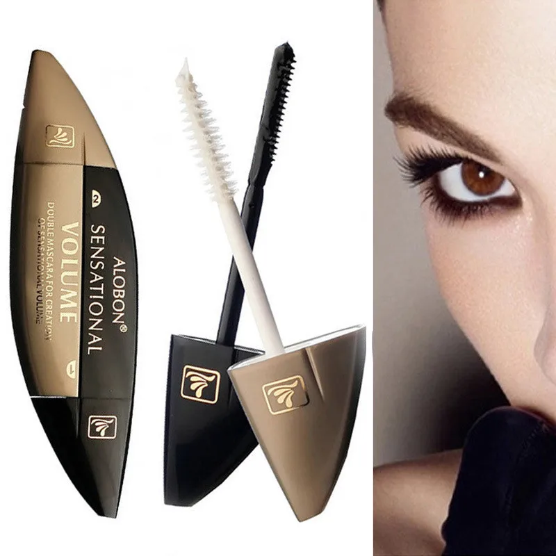 ALOBON 4D волокно Колоссальный Объем Rimel тушь для ресниц объем водостойкое 4d