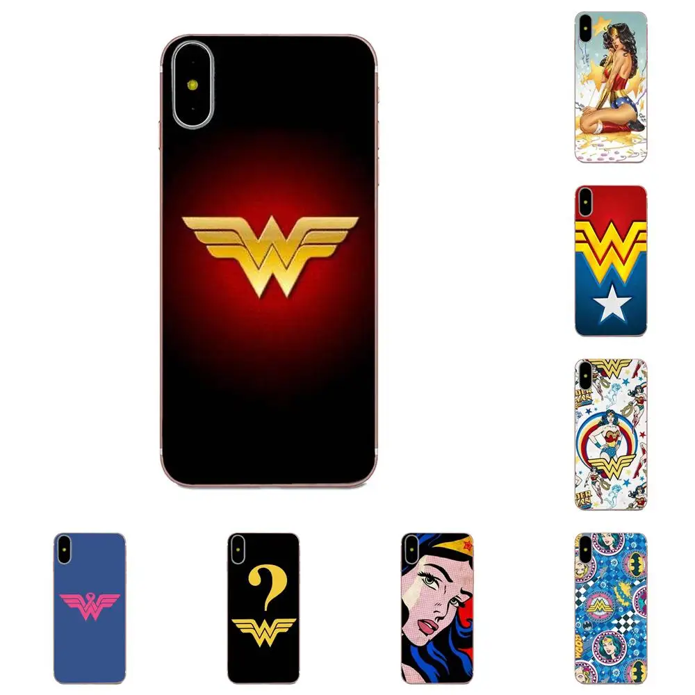 Dc Wonder Woman для Apple iPhone 4 4s 5 5C 5S SE 6 6 S 7 8 Plus X XS Max XR модный дизайн кожи тонкий ПК сотовый Чехол