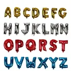 Шары воздушные фольгированные в виде букв, воздушные шарики с буквами и цифрами