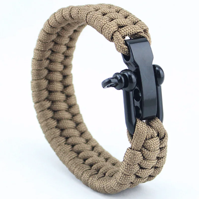 New Arrival Mens Stainless Steel Anchor Shackles Black Leather Bracelet Surf Nautical Sailor Men Wristband Fashion Jewelry | Украшения и