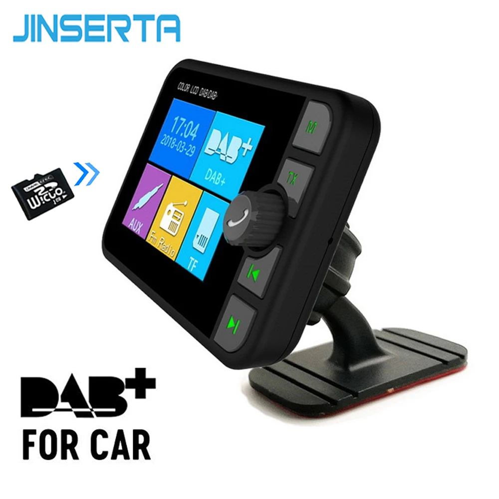 Автомобильный беспроводной Bluetooth FM радиопередатчик JINSERTA приемник громкой связи