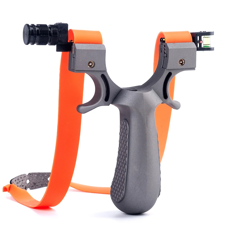 

2019 new hunting slingshot ABS resin night light sight free flat rubber band slingshot outdoor sports slingshot