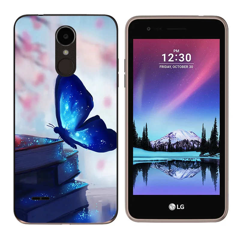 Для LG K4 2017 X230K чехол мягкий TPU силиконовый скейтборд для телефона с рисунком X230/LG