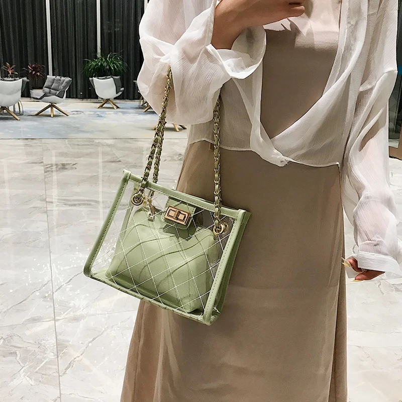 Sac сумка женская сумка прозрачная сумка из ПВХ конфетного цвета сумка дизайнерские кошельки, через плечо Bolsa