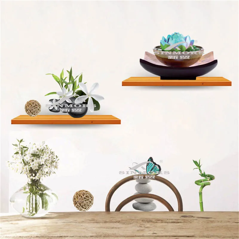 3D бамбуковый камень цветок лотоса искусственное украшение для гостиной|nature wall