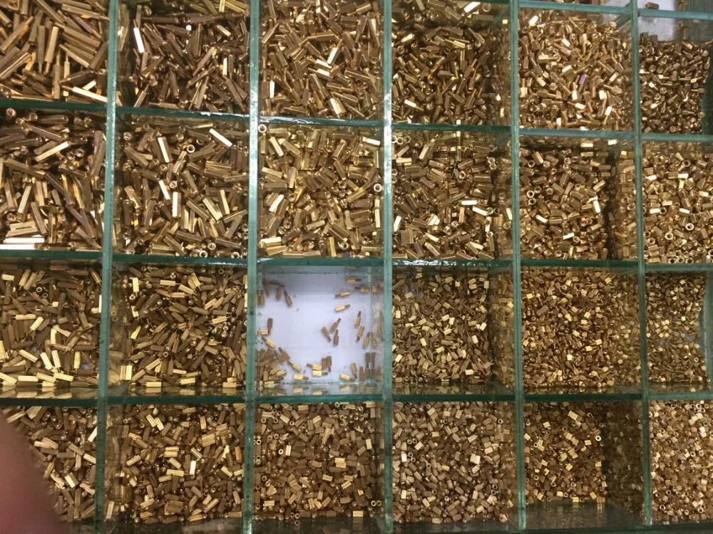 

M4*60mm Brass Standoff Pillar Hexagonal Screw PCB Board Female - Female L=60mm