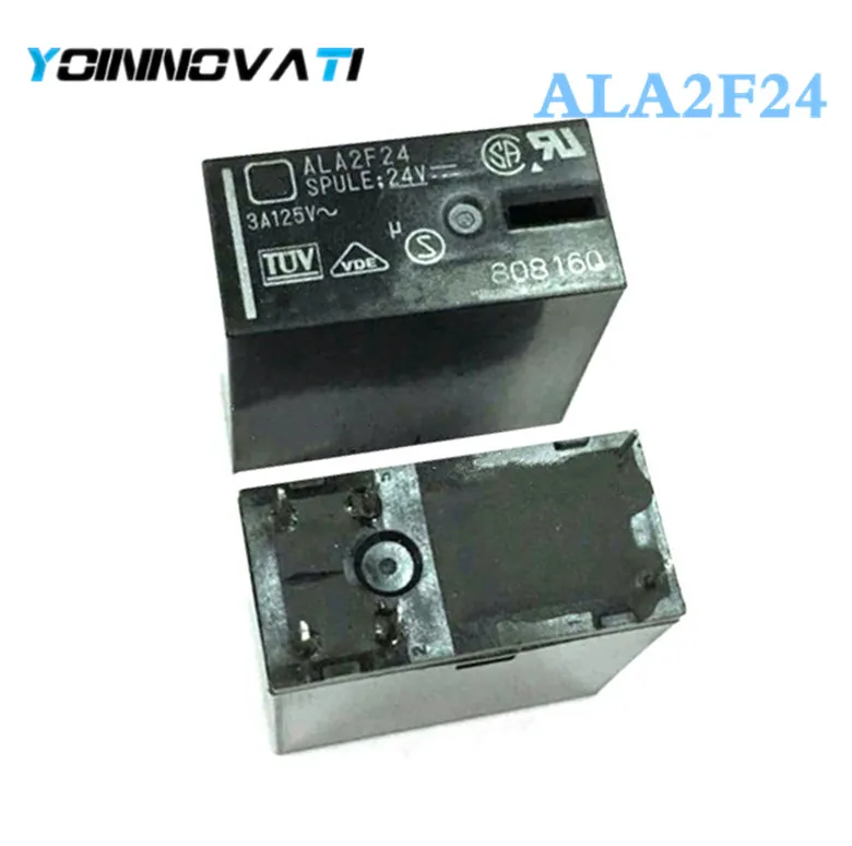 Бесплатная доставка 5 шт./лот ALA2F24 реле GEN PURPOSE DPST 3A 24V лучшее качество | Электронные