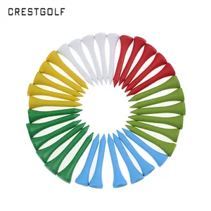 CRESTGOLF 42 мм (1.65in) деревянный гольф футболки тройники из дерева 100 шт.упак.