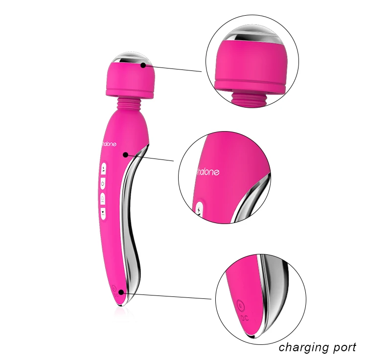 Высококачественный Электромагнитный импульсный водонепроницаемый массажер Nalone