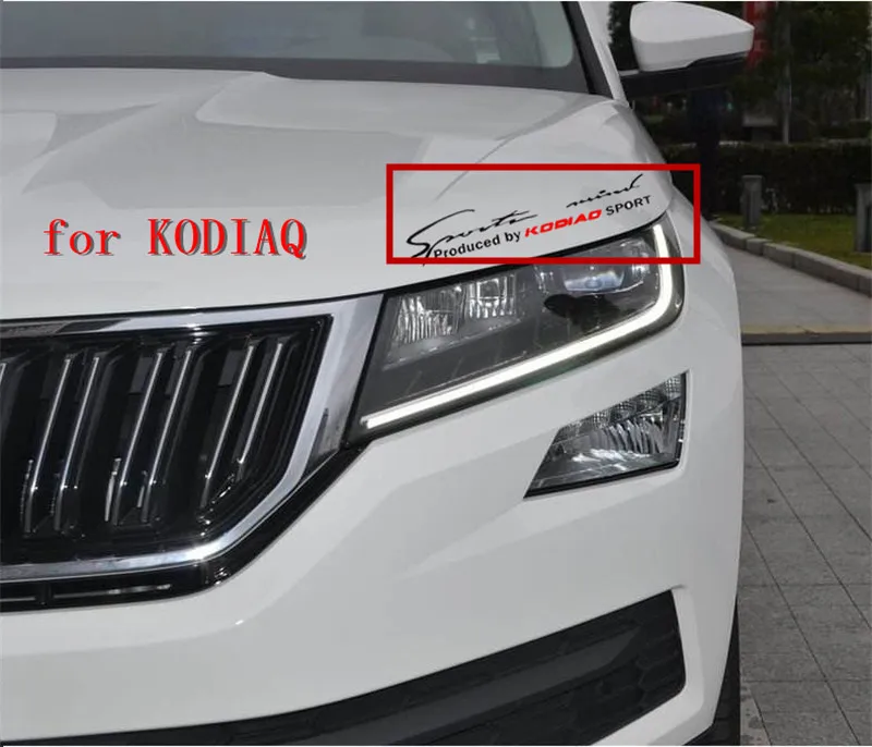 Автомобильные фары брови передняя крышка капюшон Светоотражающая наклейка для