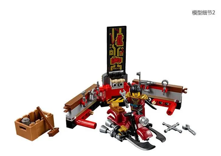 LELE 79125 совместим с Ninjago 70738 последний полет судьбы Bounty Кирпичи подарок | Игрушки и