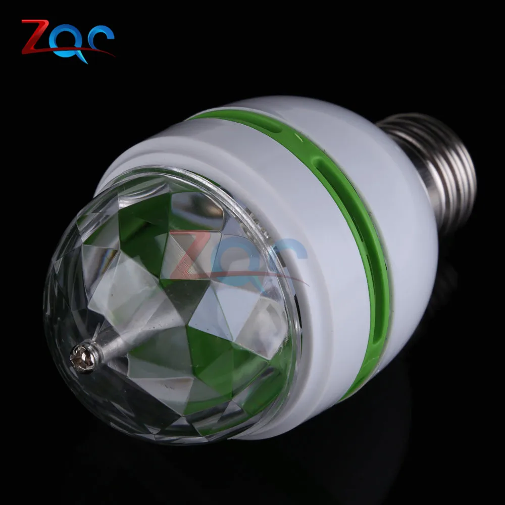 E27 RGB Светодиодный лампочки 3 Вт красочные Волшебные AC 85 265 в 110 В 220 Авто