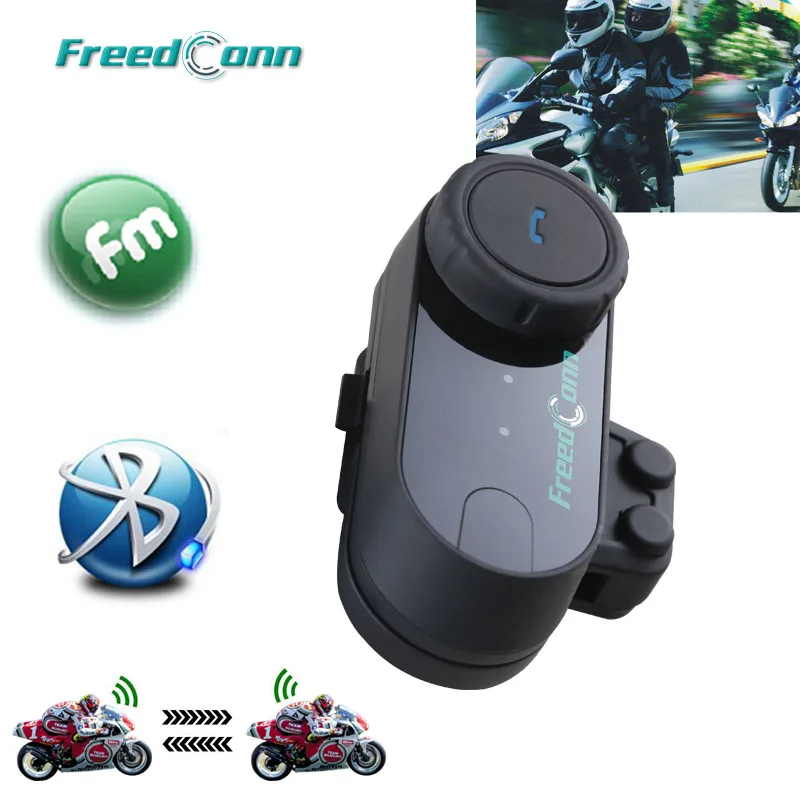 FreedConn T COM VB Bluetooth Interphone мотоциклетный шлем Беспроводной гарнитуры домофон FM радио