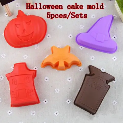 Хэллоуин комплект для украшения торта тыквы грубые дом с привидениями &quotлетучая