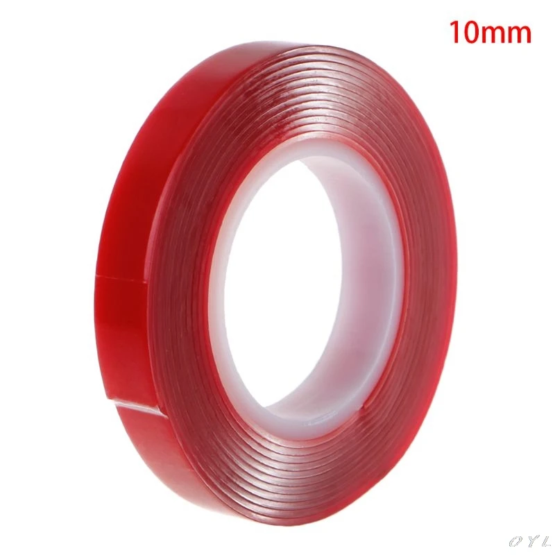 10MM-3M 3 м двухсторонняя клейкая Стикеры лента ультра высокая прочность акриловая Монтажная лента - Цвет: 10MM-3M