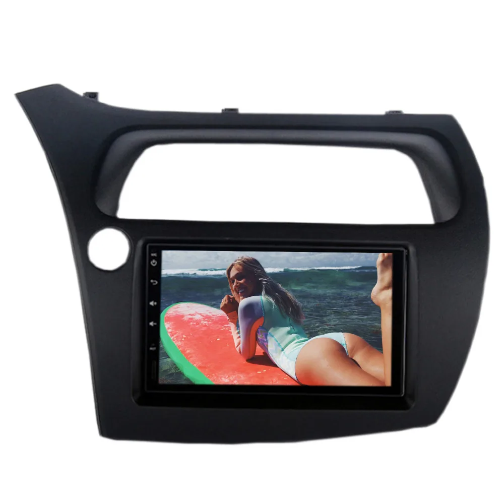 COIKA Android 9,0 Система Авто gps Navi Радио для Honda Civic 2006-2012 мультимедийный рекордер wifi Google 4+ 64GB два DIN головное устройство