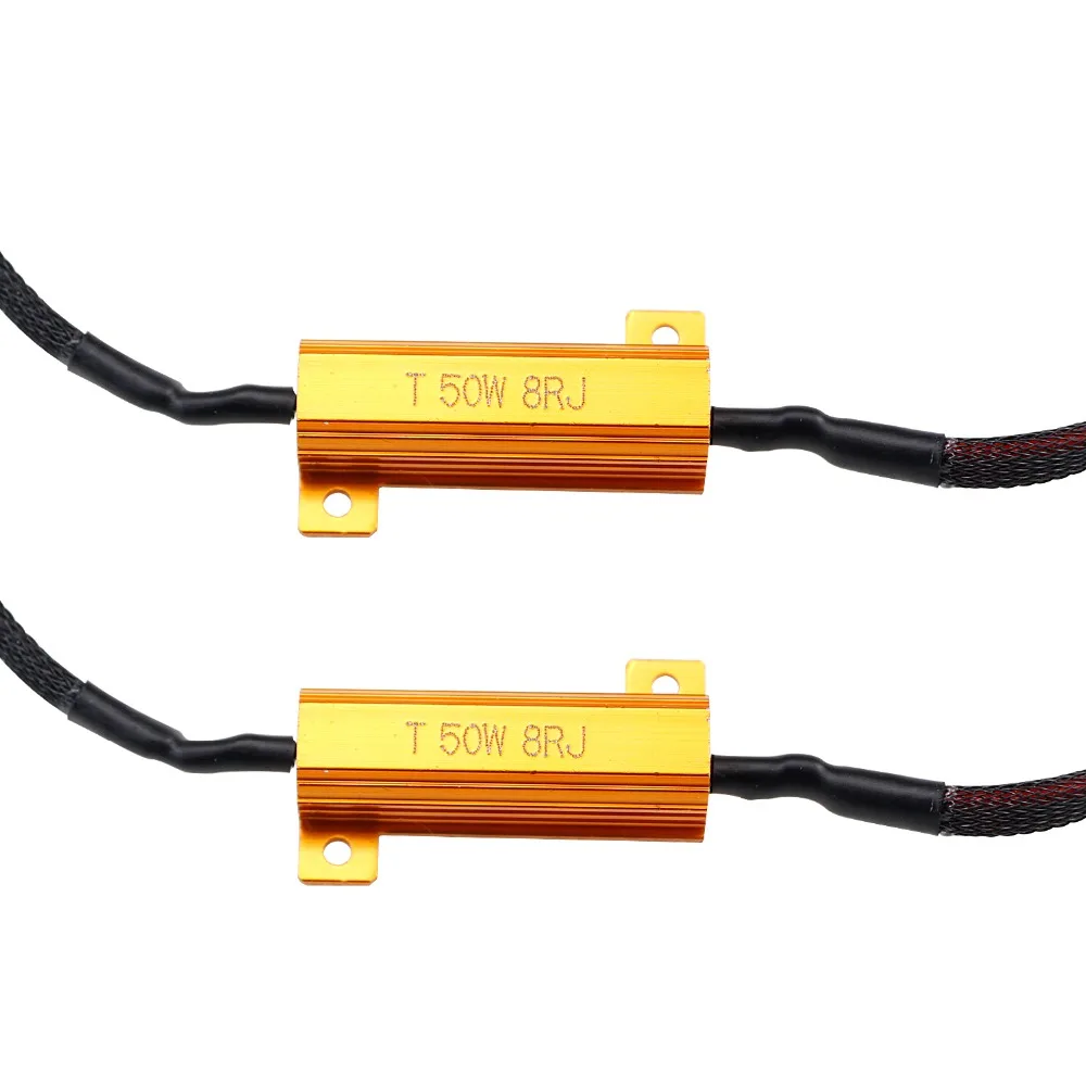 LEADTOPS 2 шт. H4 H7 светодиодный декодер нагрузочный резистор для H8 H9 H11 9005 9006