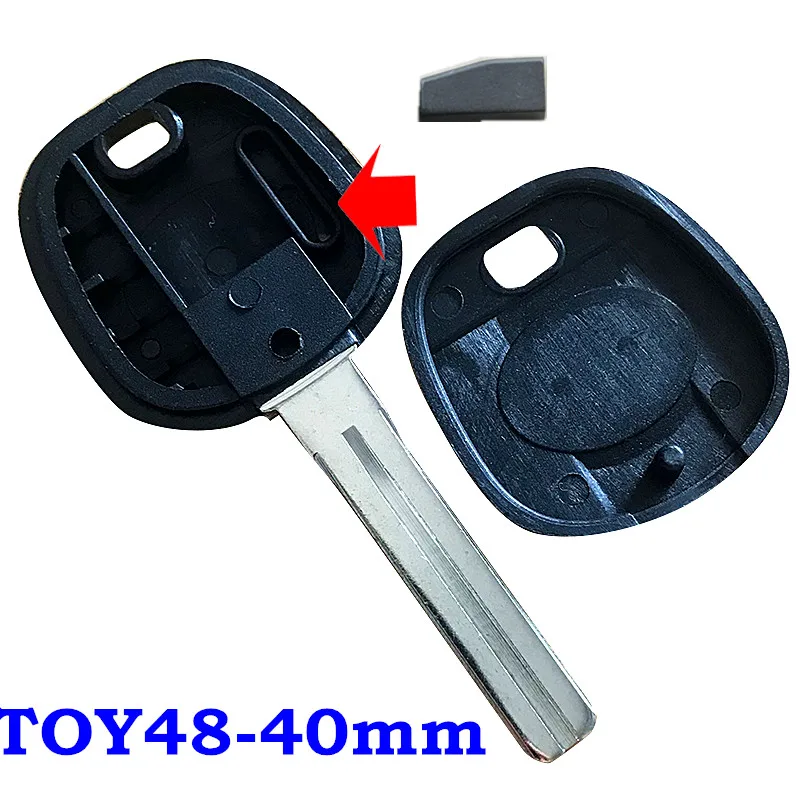 TOY48 чип-ключи транспондера для Lexus 4C Чип 4D68 чип (короткое лезвие) передатчик