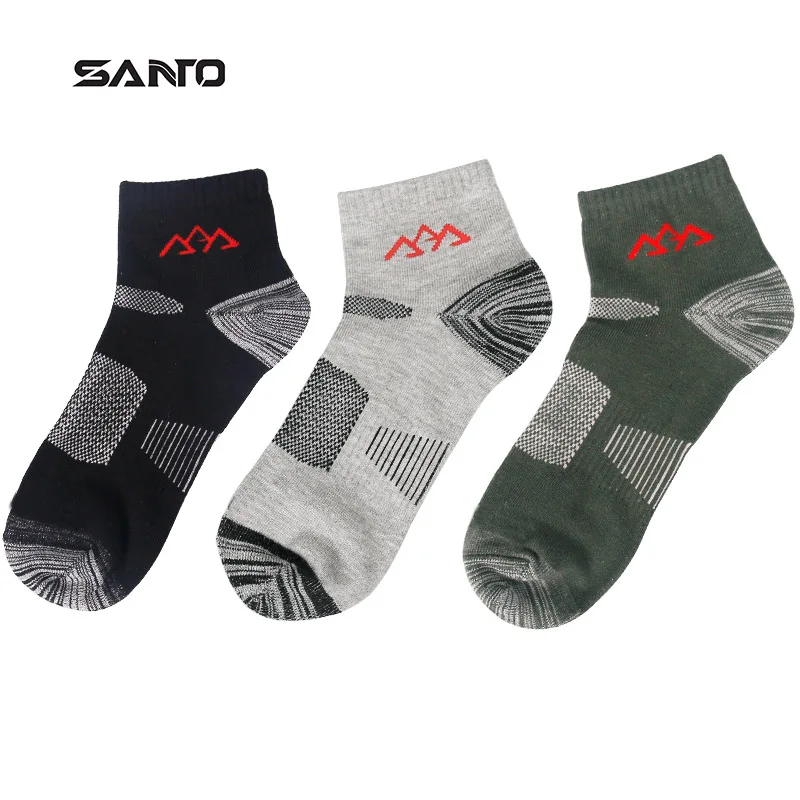 SANTO 1 пара S002 спортивные мужские хлопковые носки для велоспорта спиннинга
