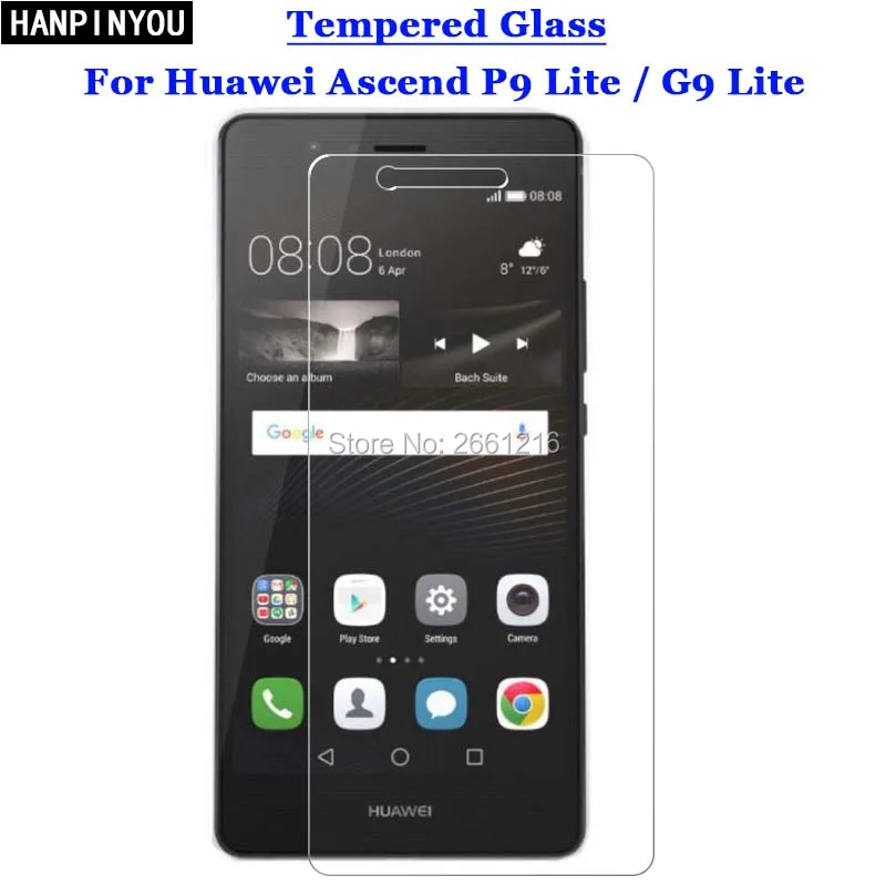 

Для huawei P9 Lite/G9 облегченное закаленное стекло 9H 2.5D Премиум Защитная пленка для экрана для huawei Ascend P9 Lite/G9 Lite 5,2"