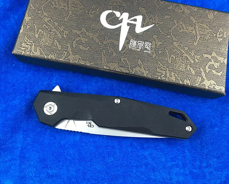CH CH1047-G10Flippe складной нож D2 лезвие шарикоподшипник G10+ стальная ручка охотничий нож Открытый нож для выживания EDC