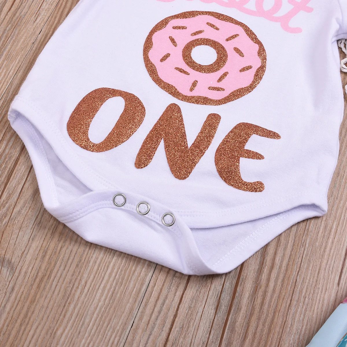 Лидер продаж летний комплект одежды из 3 предметов для маленьких девочек белый