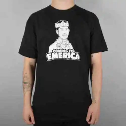 

Emerica Men's S/S T-Shirt "Coming To Emerica" - BLK - Medium - NWT Loose Black Men T shirts Homme Tees