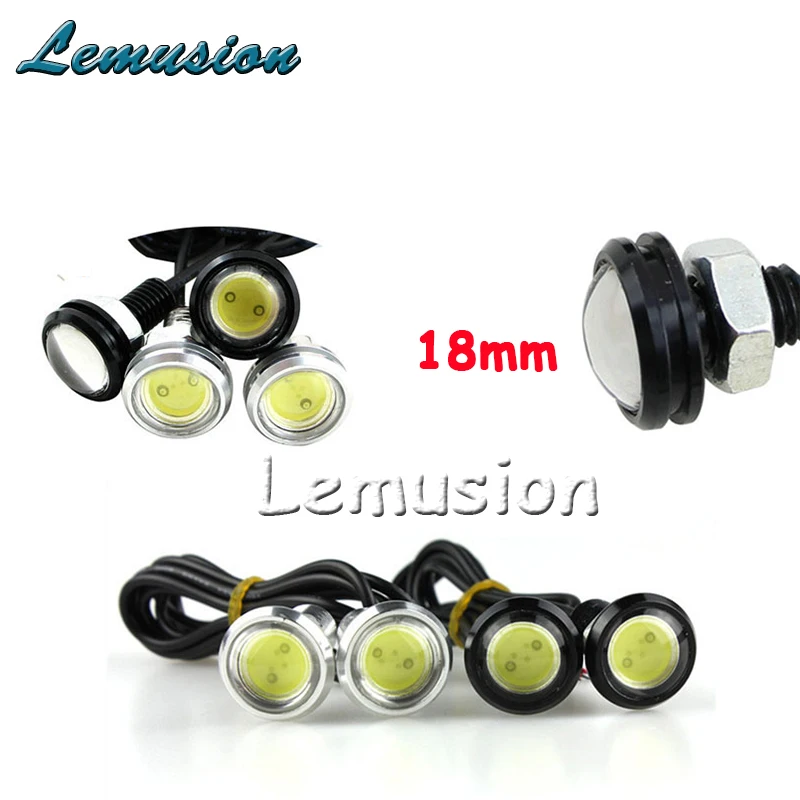 2X 18 мм Eagle Eye DIY DRL Стайлинг автомобиля для Volkswagen VW Polo Passat B5 B6 CC Golf 4 5 6 7 Touran T5 Tiguan Bora