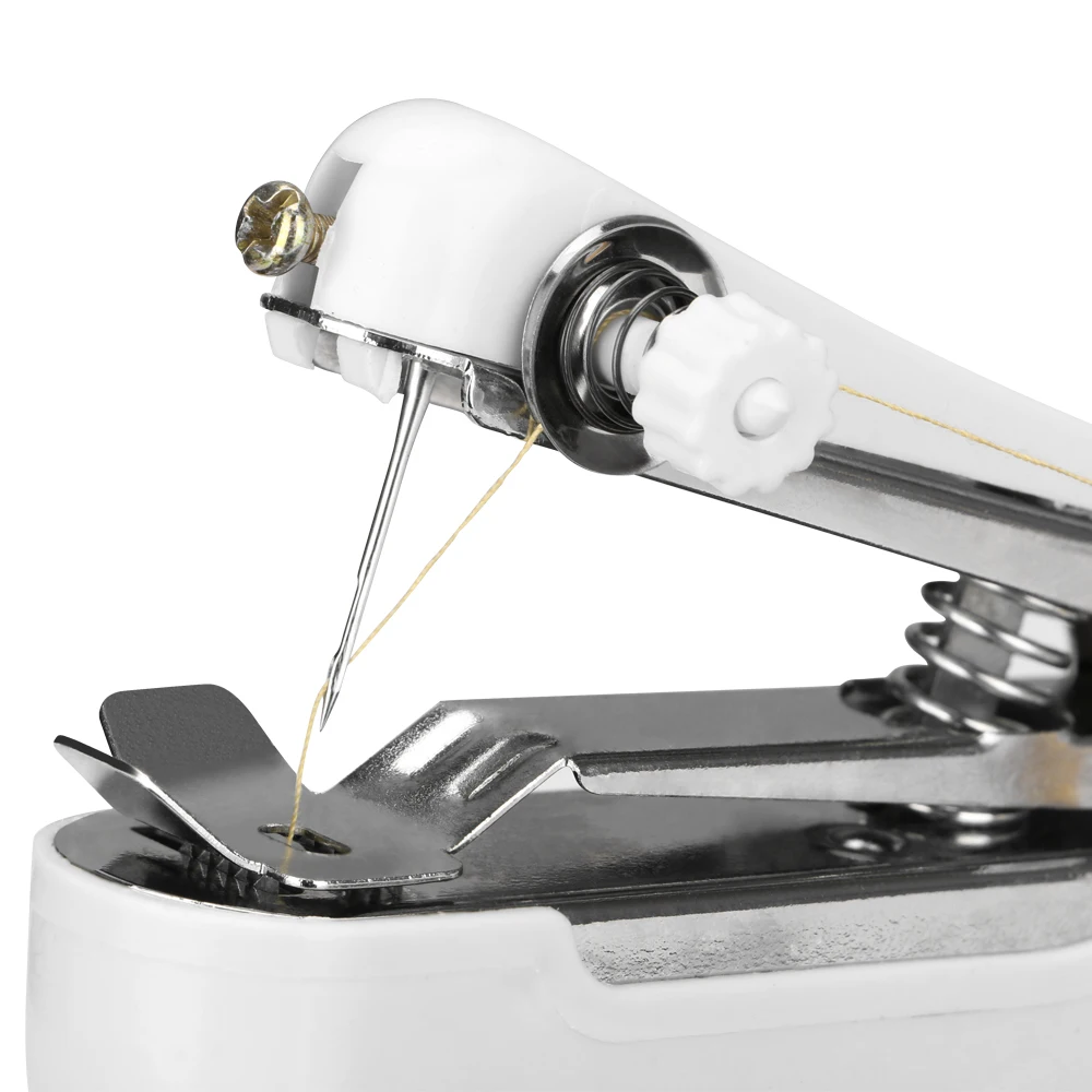 Портативная швейная мини-машинка портативная беспроводная ручная для шитья