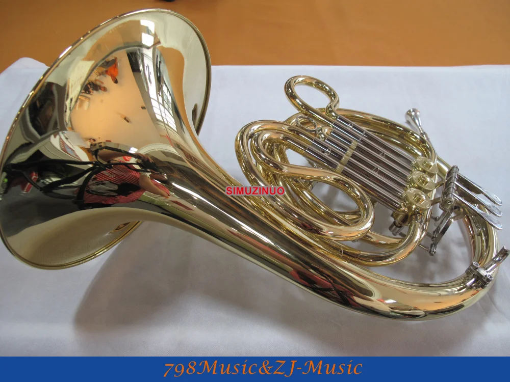 Золотистый лаковый 3 кнопочный Мини французский гудок карманный Гудок с