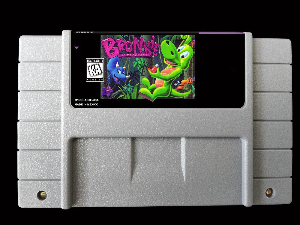 

16Bit Games ** Bronkie The Bronchiasaurus ( USA Version!! )