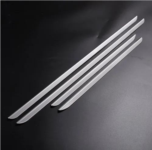 4 шт. автомобильные наклейки-полоски из нержавеющей стали для интерьера