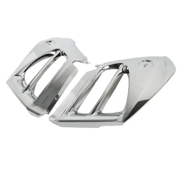 

ABS Chrome Mid Fairing Front Covers For Honda GL1800 Goldwing 2012 2013 2014 2015