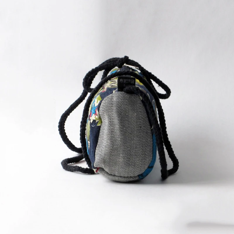 2019 для женщин Сверхлегкий хлопковая ткань с цветами Сумка Женский Китай