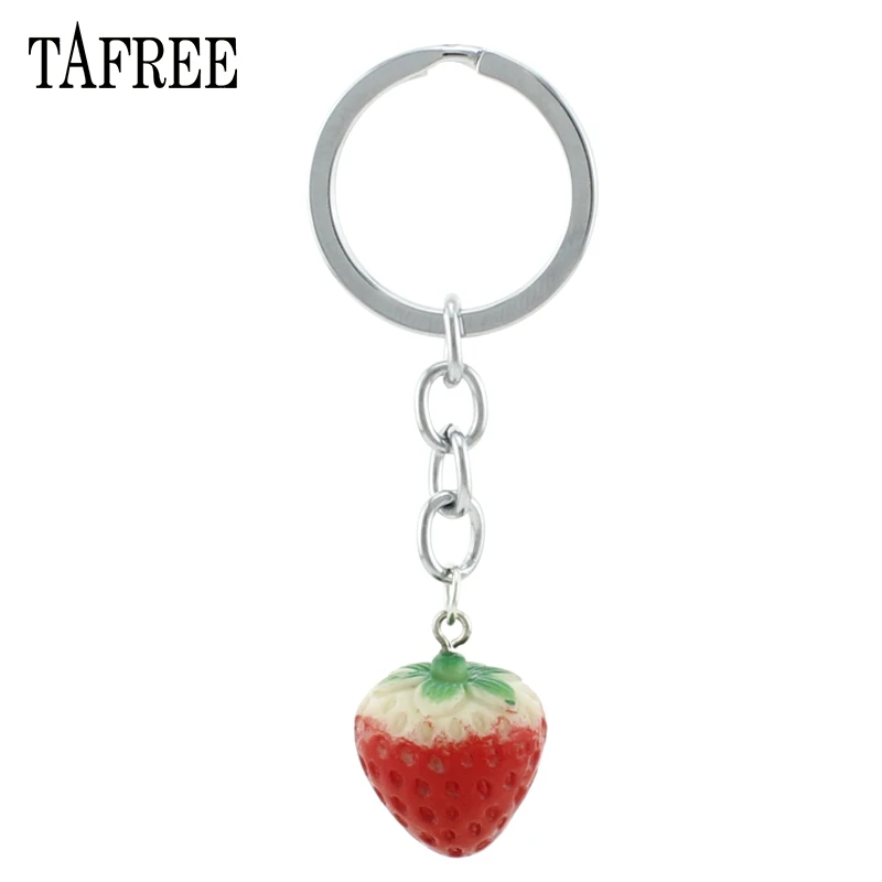 Брелок TAFREE с имитацией фруктов брелок для автомобиля держатель ключей подарок