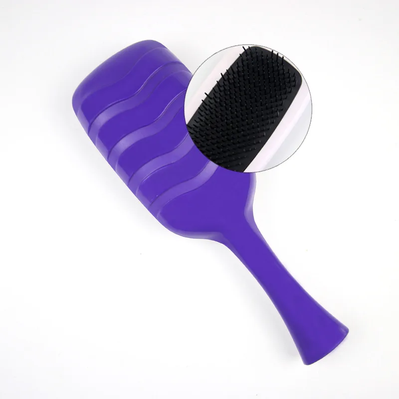 Пластиковая расческа для парикмахерской квадратная из гофрированного картона