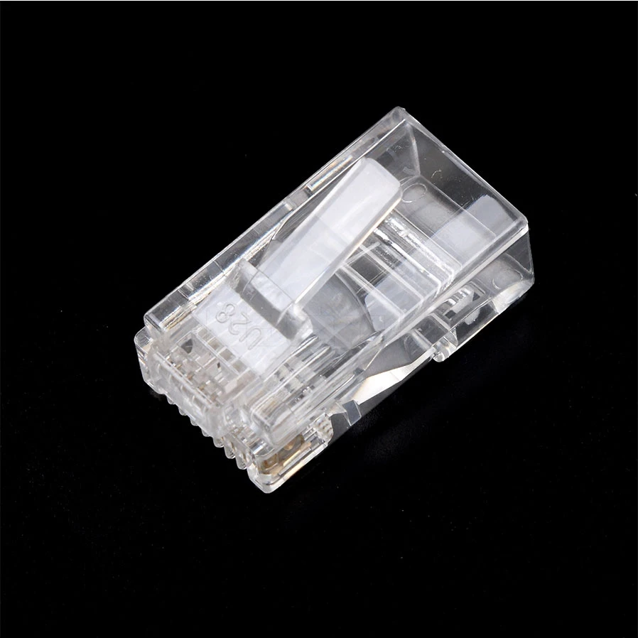 Kebidu 20 шт. RJ45 RJ-45 модульный разъем CAT5 Модульный сетевой для UTP Cat5 Cat5e Cat6 кабель