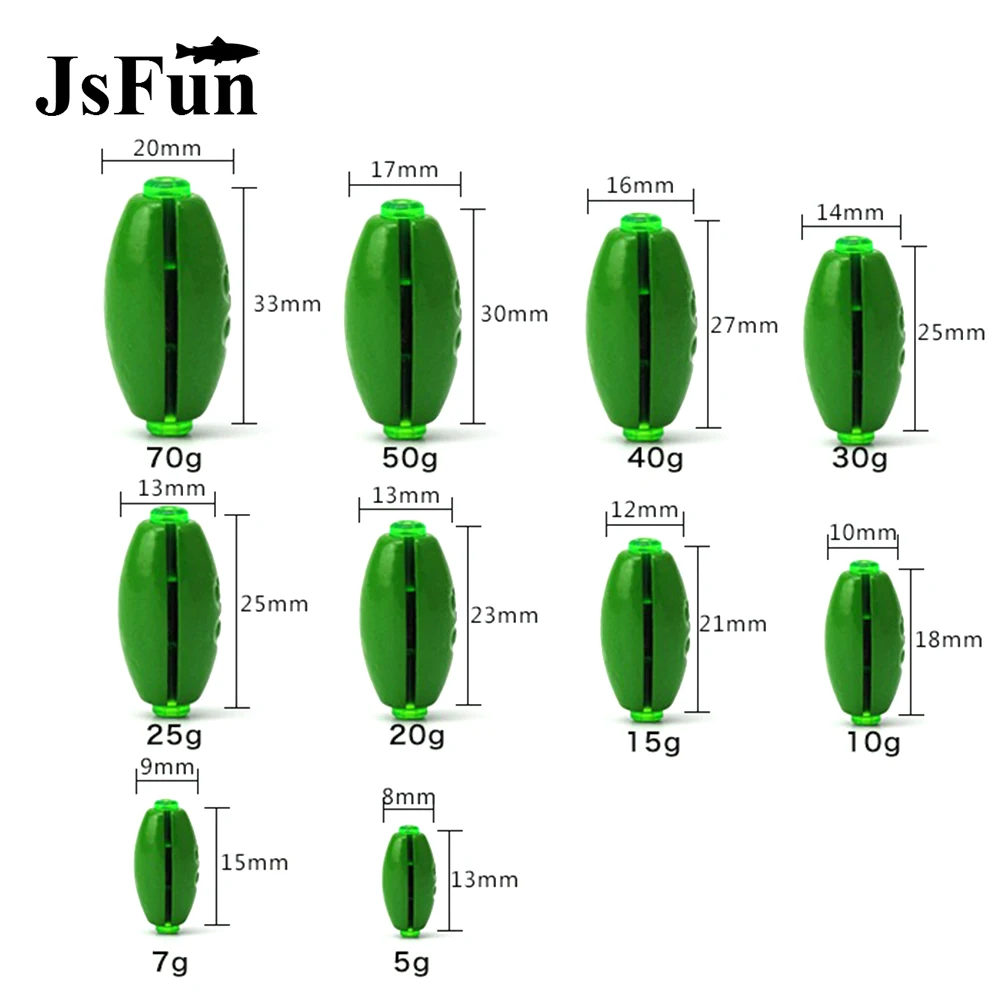 JSFUN 10 шт. Разделение выстрел рыболовный грузик из свинца 4/5/7/10 гр катушка для ловли