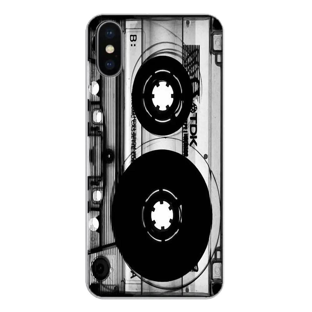 Retro Side Old Style 3310 Tape Cassette Art For Samsung Galaxy A5 A6 A7 A8 A9 J4 J5 J7 J8 2017 2018 Plus Prime Silicone Bag Case |