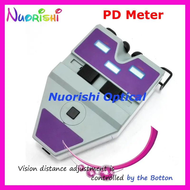 9D Similar Essilor Type Digital PD Meter Pupillometer Pupil Distance Meter Ruler Led target lamp inside