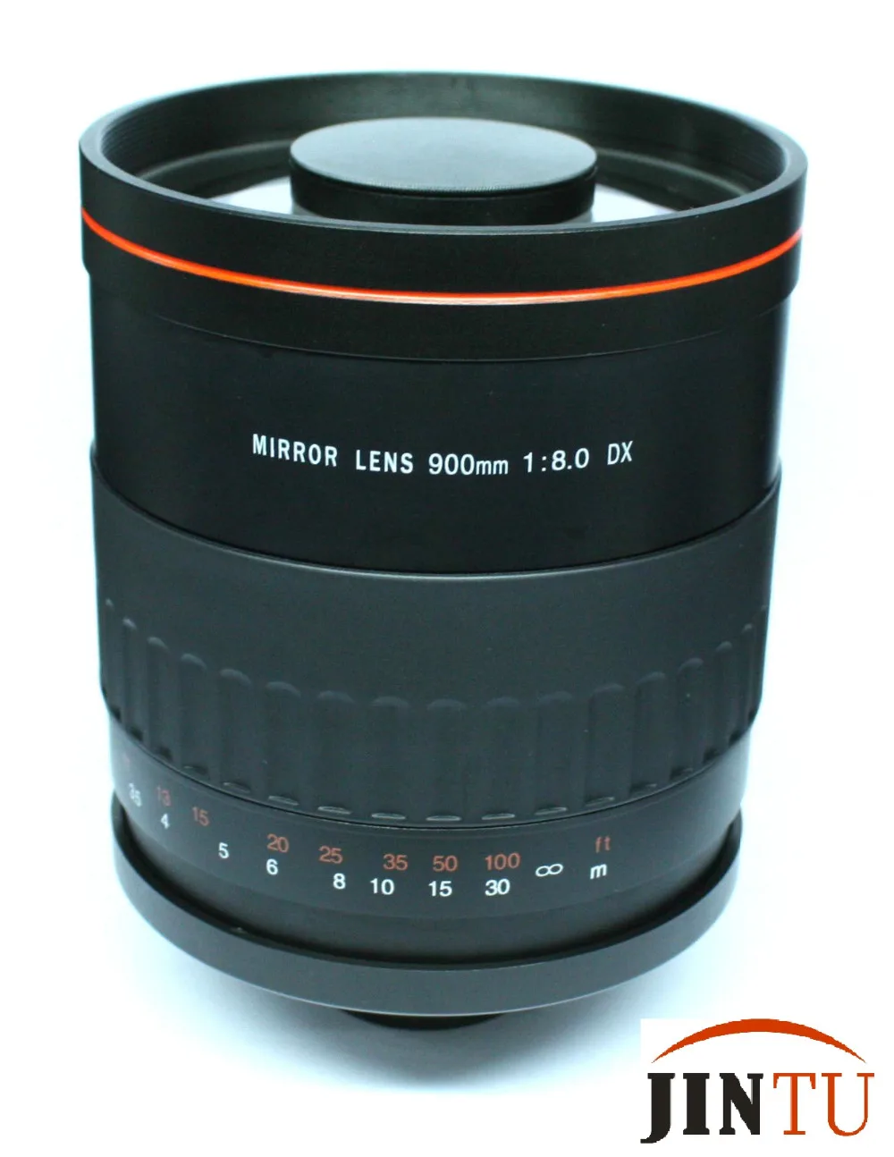 Зеркальный объектив JINTU 900 мм f/8 HD с кожаным чехлом + адаптер T2 для камеры SONY alpha A230